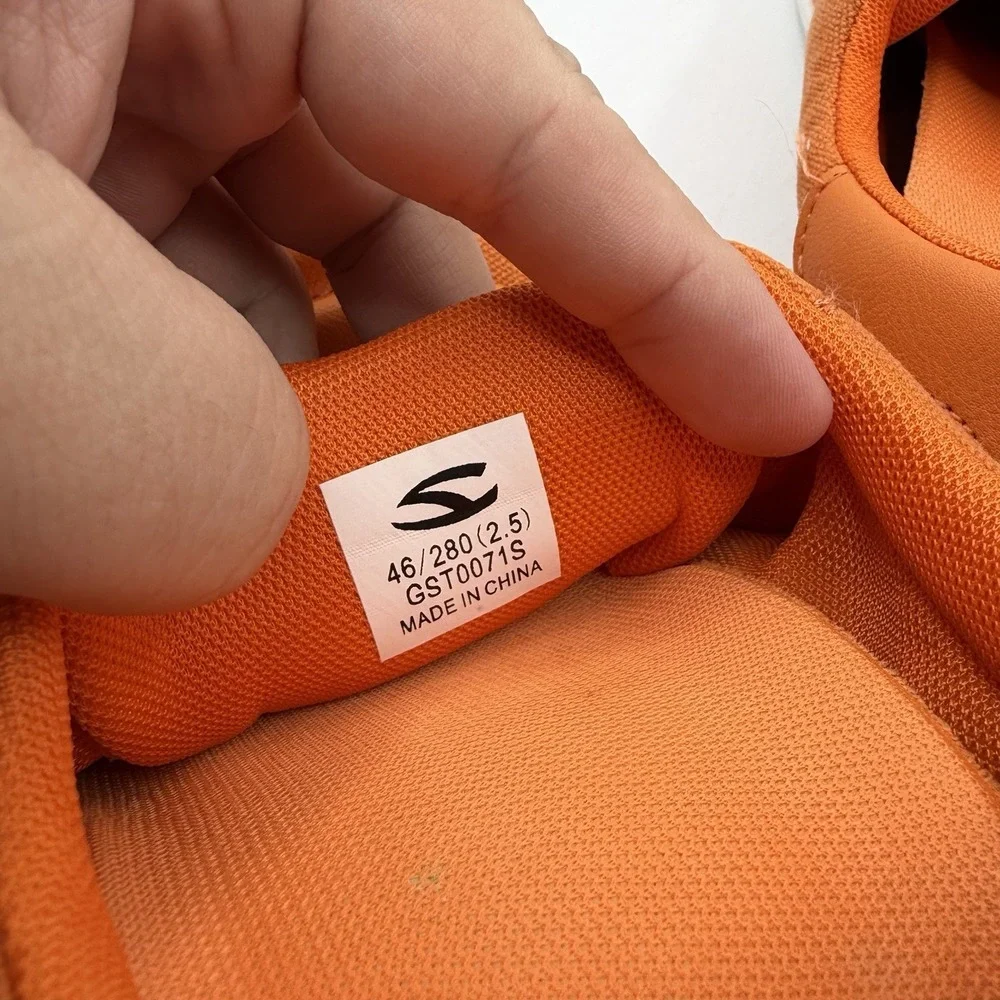 Hobibear‎ Barefoot Minimalist Shoes Mens Size EU 46 US 13 Orange Slip On Water